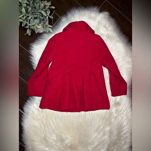 Old Navy red Double-Breasted Peacoat for Toddler sz 5T - Picture 6 of 6